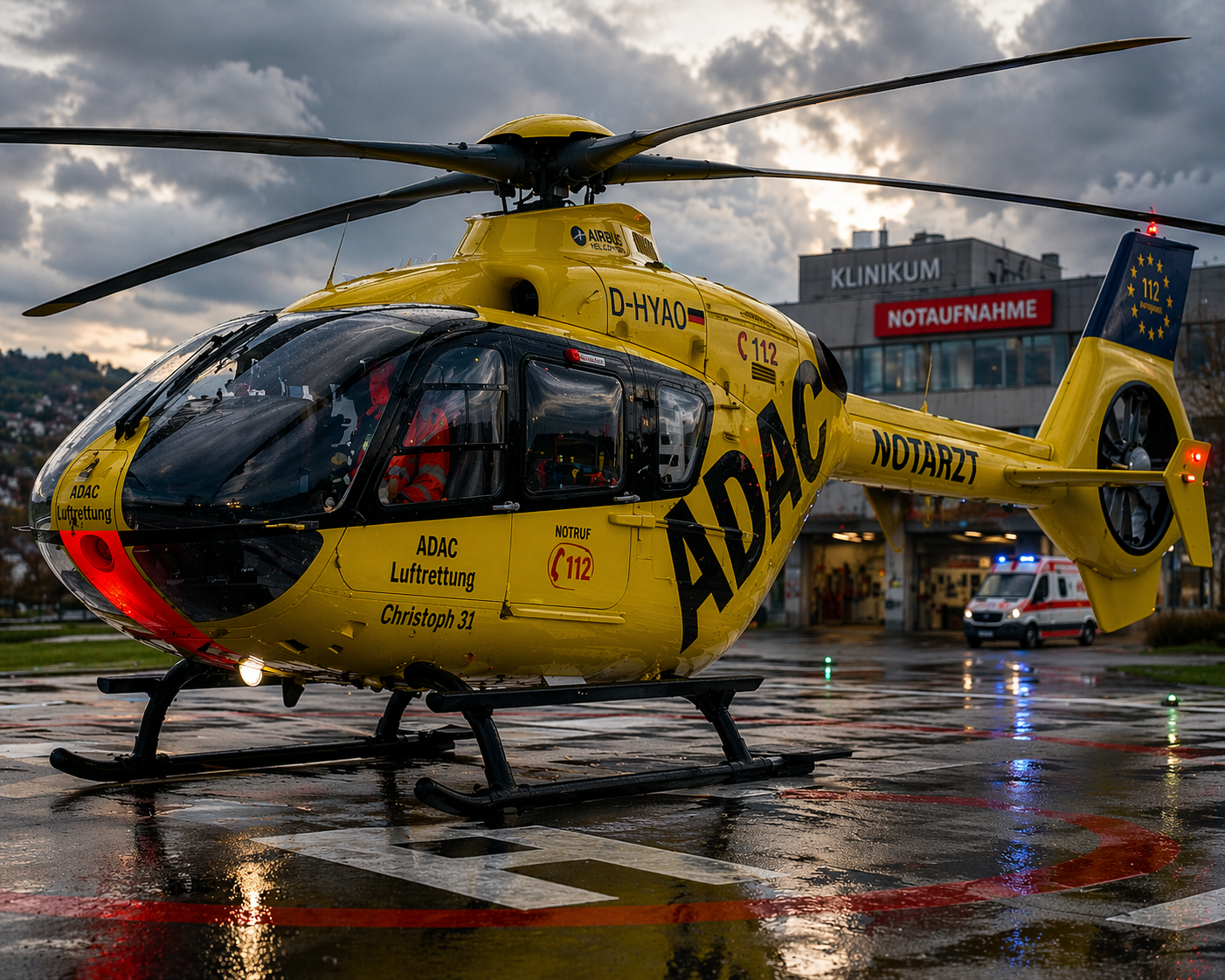 Rettungshubschrauber Simulation für Luftrettung